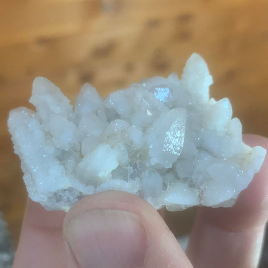 White Spirit Quartz crystal specimen 3/4" tall, 1 3/4" wide 42 grams LWSQ105