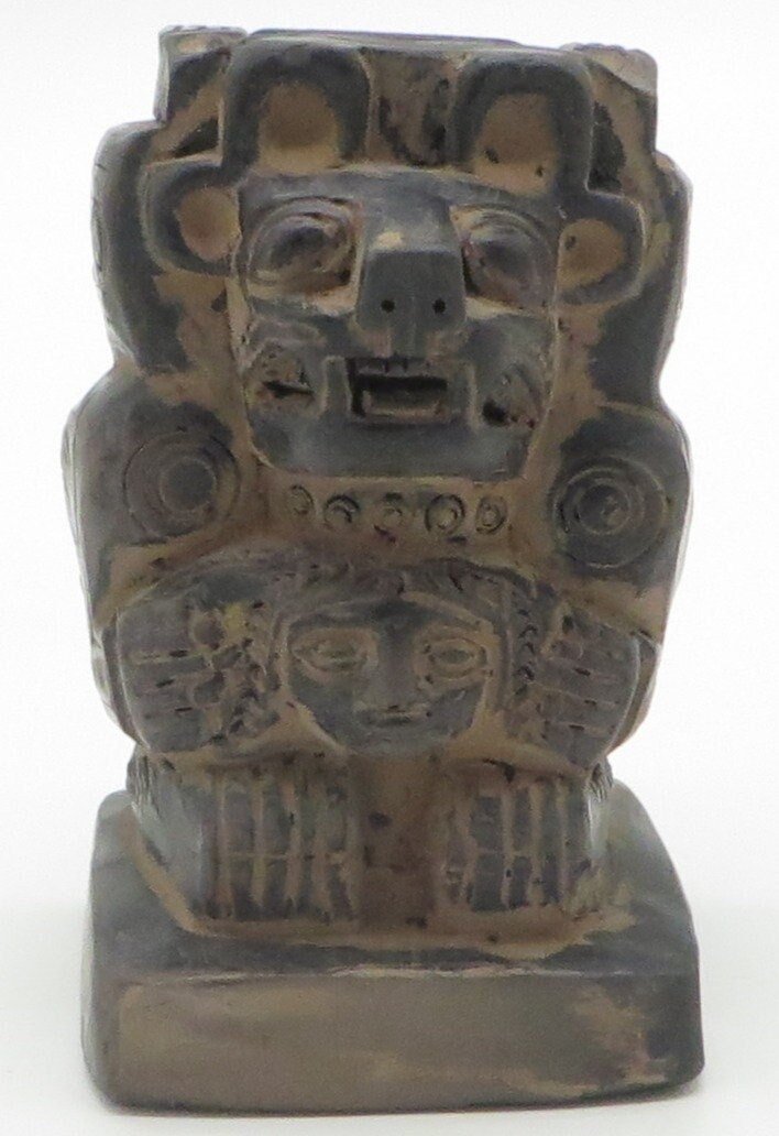 Jaguar Offering Vessel hand crafted Sacred Valley Peru - Shaman Things