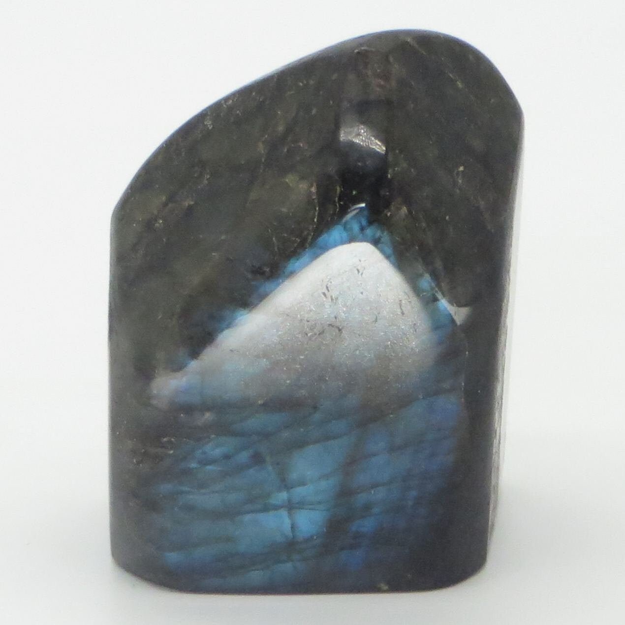Labradorite Obelisk 3 1/2" tall 2 3/4" wide 20 ounces LWOB110 - Shaman Things