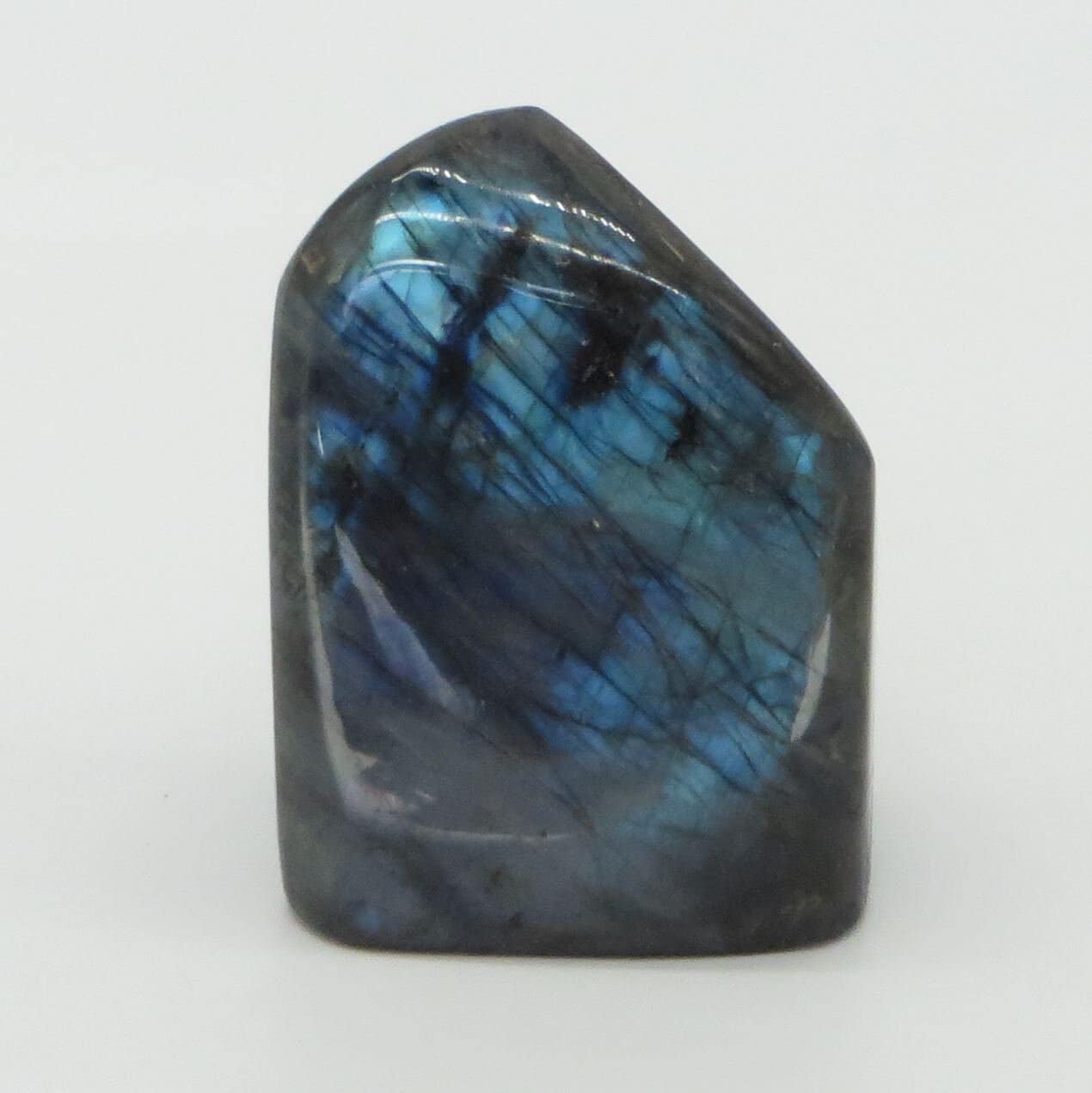 Labradorite Obelisk 3 1/2" tall 2 3/4" wide 20 ounces LWOB110 - Shaman Things