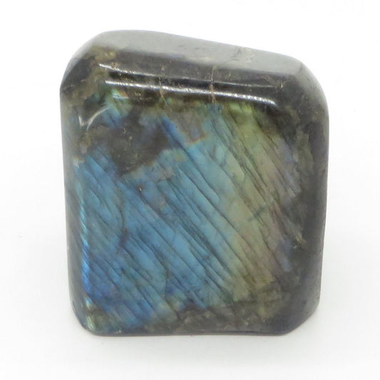 Labradorite Obelisk 3" tall 2 1/2" wide 19 ounces LWOB110 - Shaman Things