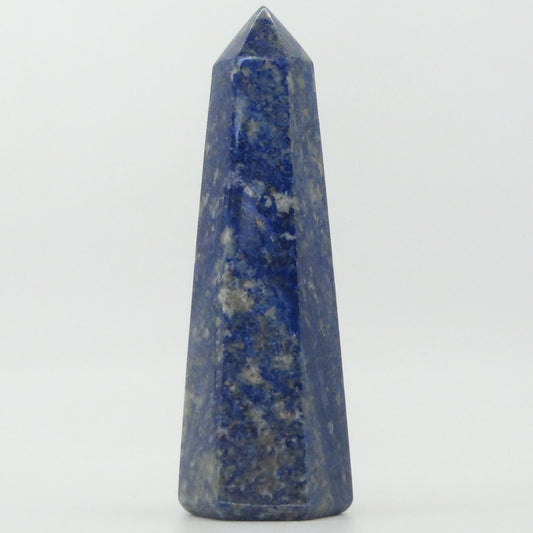 Lapis Lazuli Large Point Obelisk Tower 5 1/4" tall 359g LWOB107 - Shaman Things