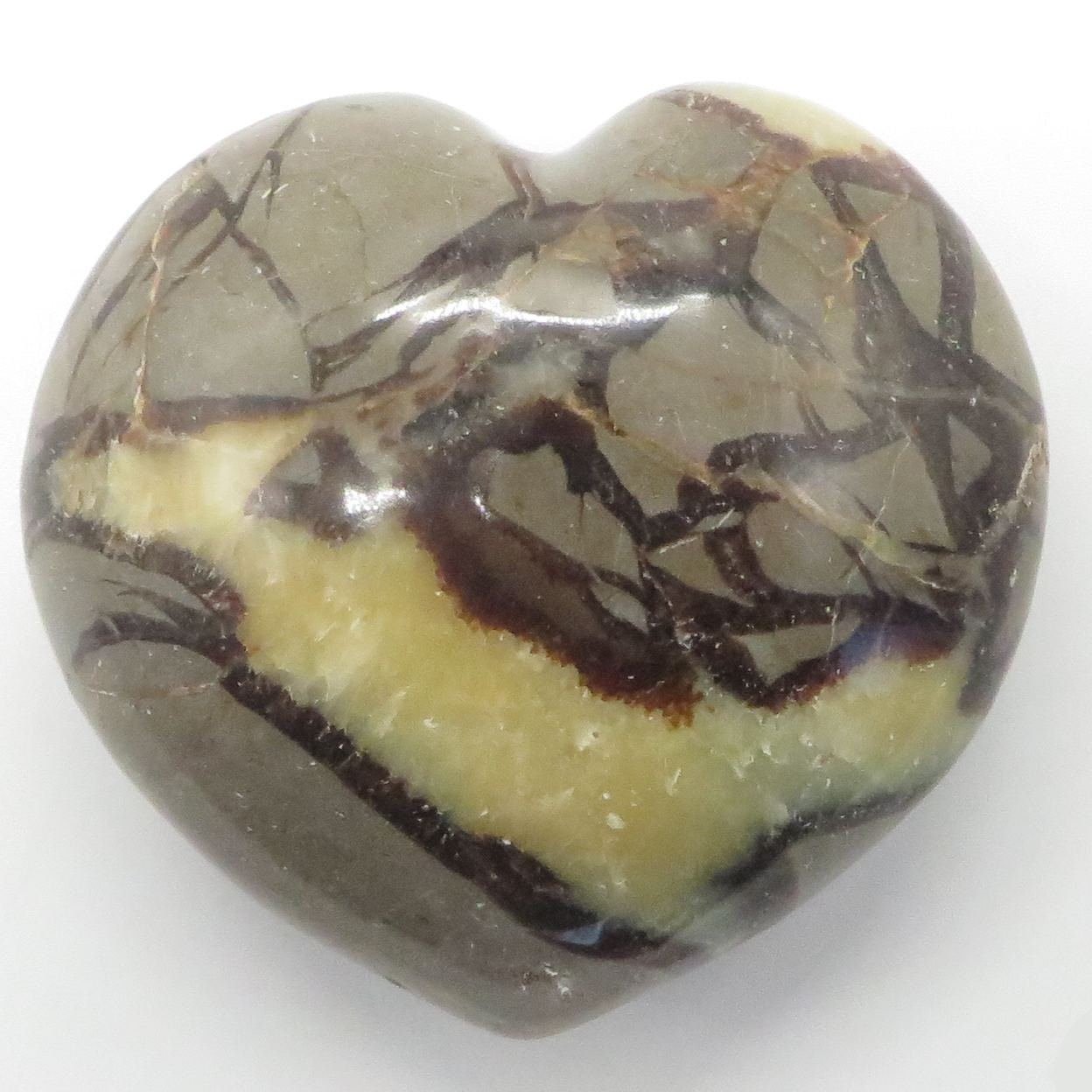 Septarian Jasper Heart 2 3/4" wide 2" tall LWHSJ104 - Shaman Things